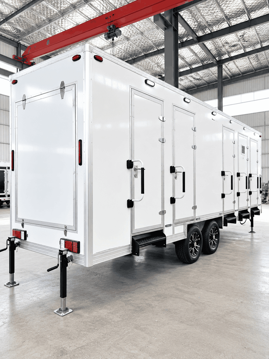 20 ft Shower Container (5 Stalls) from the supplied equipment photo folder