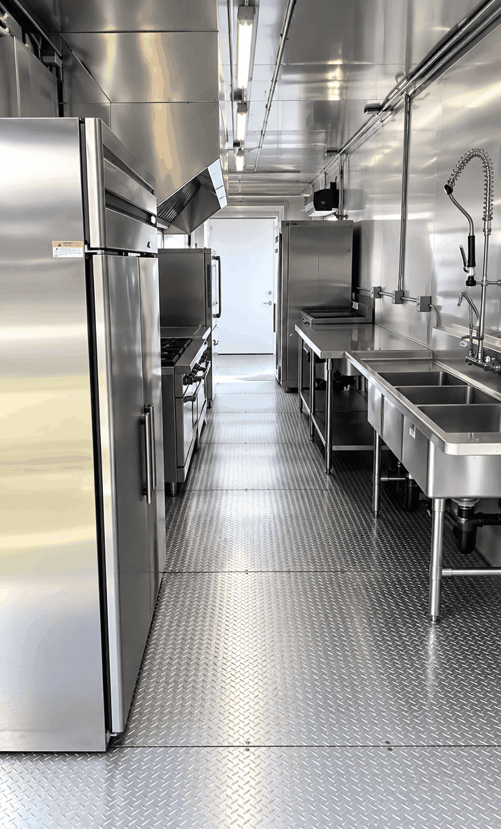 38 ft Mobile Kitchen from the supplied equipment photo folder