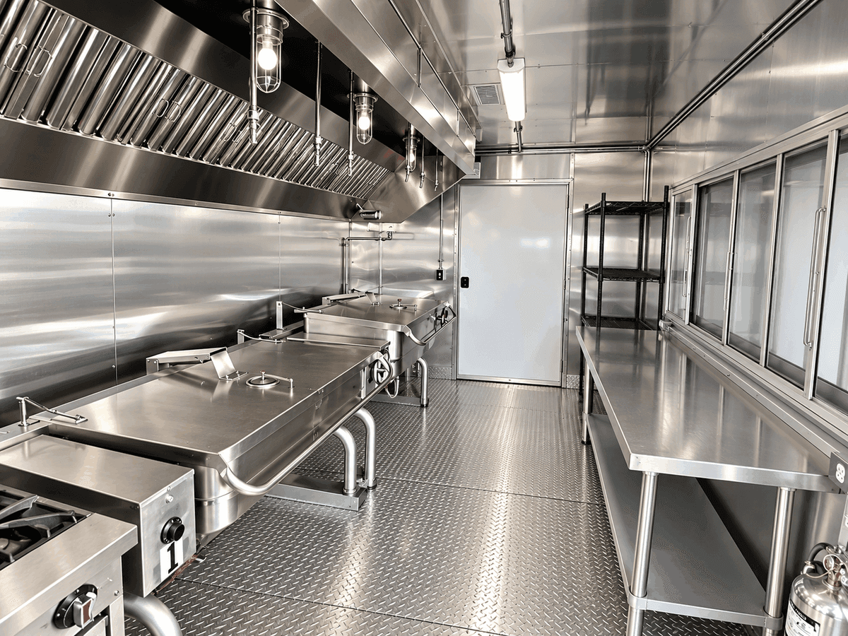 40 ft Bulk Kitchen from the supplied equipment photo folder